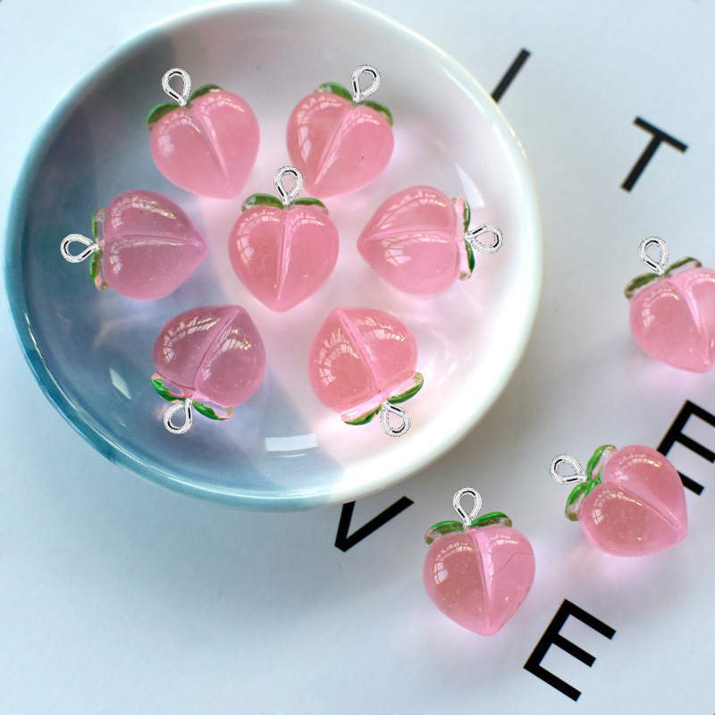 Resin Art Notes - 10 шт. Новые прозрачные персиковые плоские