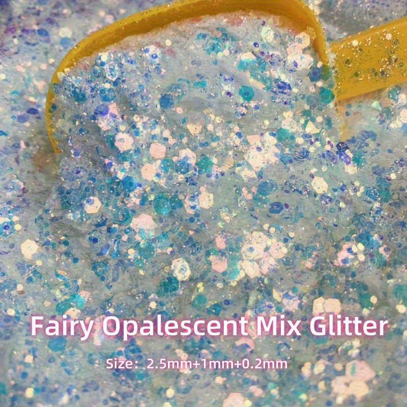 Mica Flake Resin - 60 г переливающихся крупных блесток в