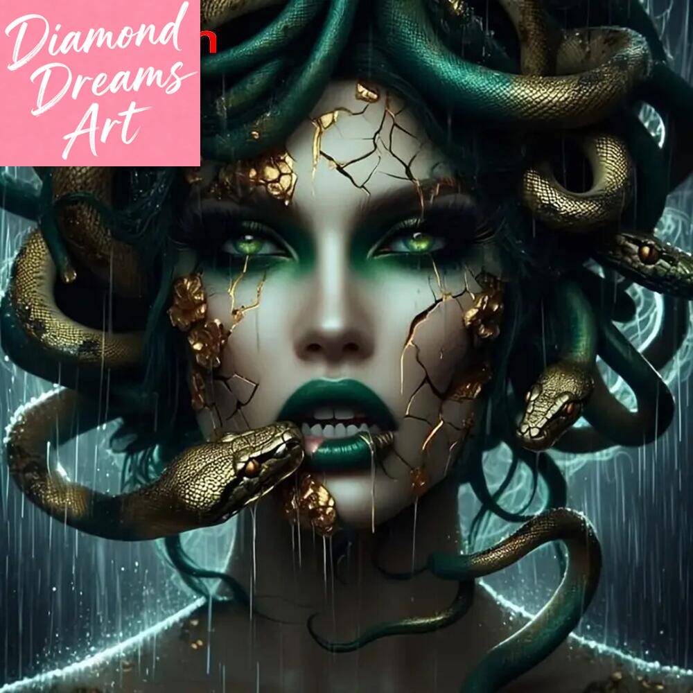 Resin Art Kits - Безрамная алмазная мозаика: Портрет женщины (полный