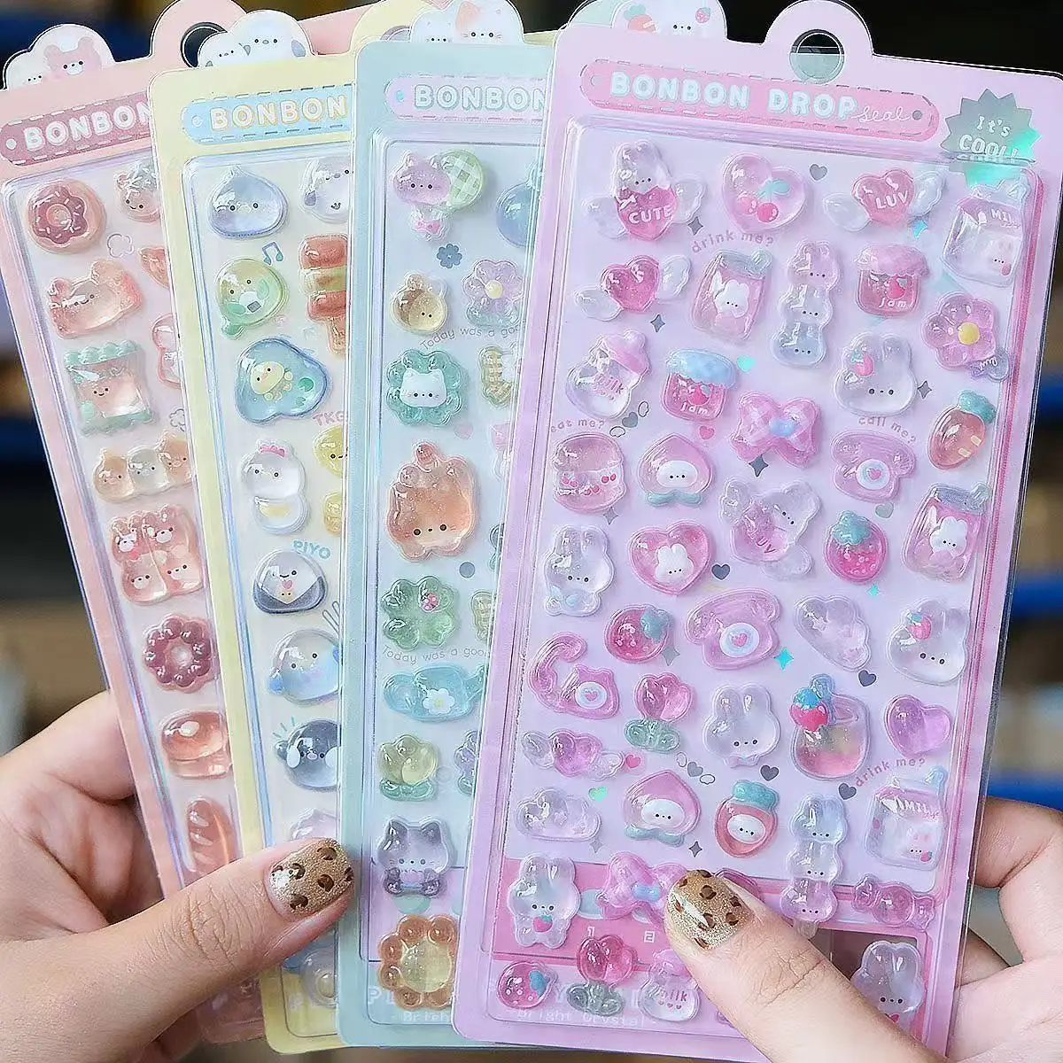 Resin Art Phone Case - Наклейки из 3D-желеобразной смолы Kawaii 2027: