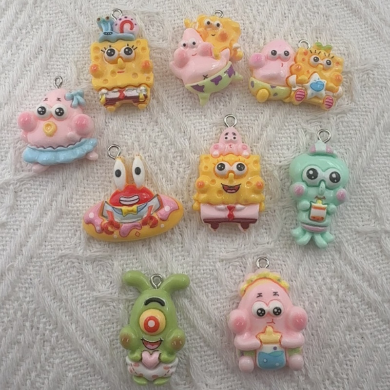 Resin Art Notes - 10 шт. подвесок из смолы с