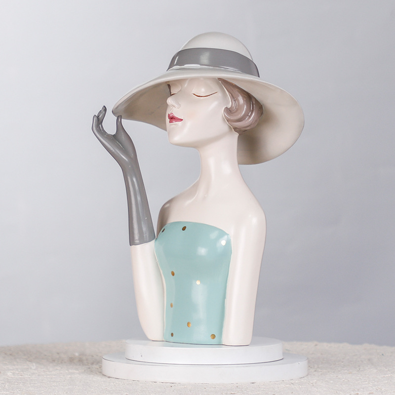 Скульптура девушки в стиле Ins – обзор и цена Resin Art Instagram