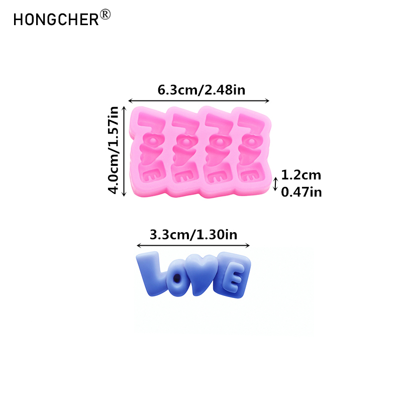 Силиконовая форма для букв LOV – обзор и цена Resin Art Phone Case
