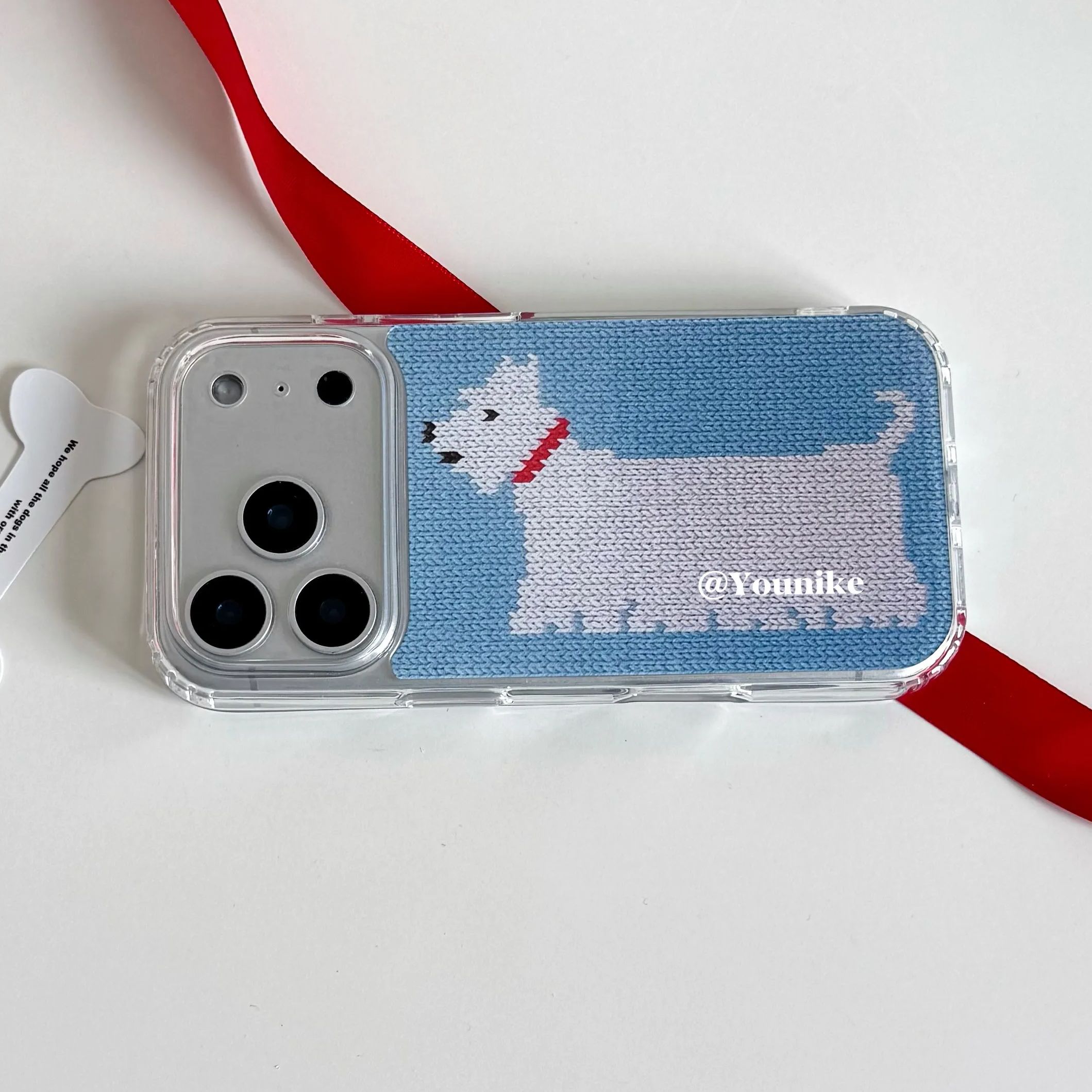 Корейский вязаный чехол с прин – обзор и цена Resin Art Phone Case
