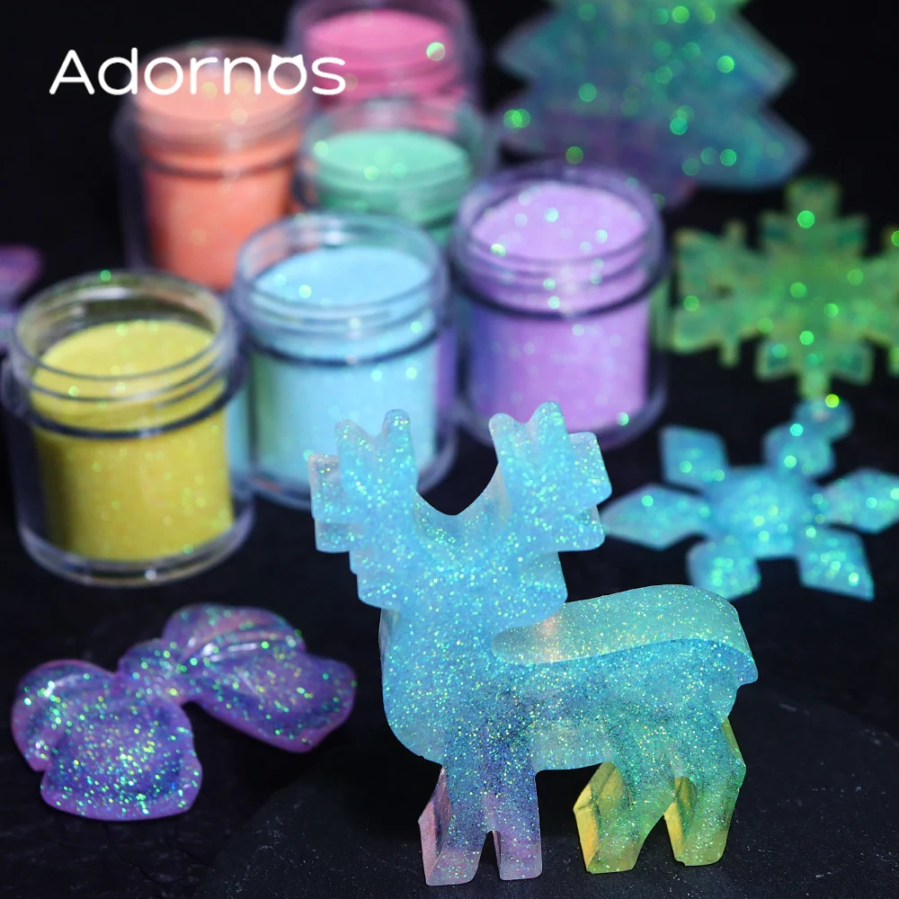 Радужный блестящий сахарный по – обзор и цена Resin Art Uv