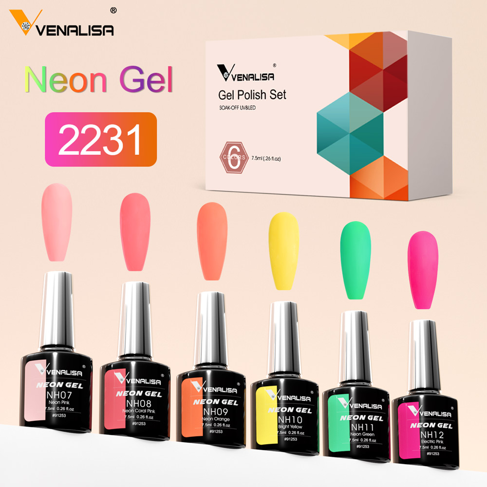 Набор гель-лаков VENALISA Neon – обзор и цена Resin Art Training